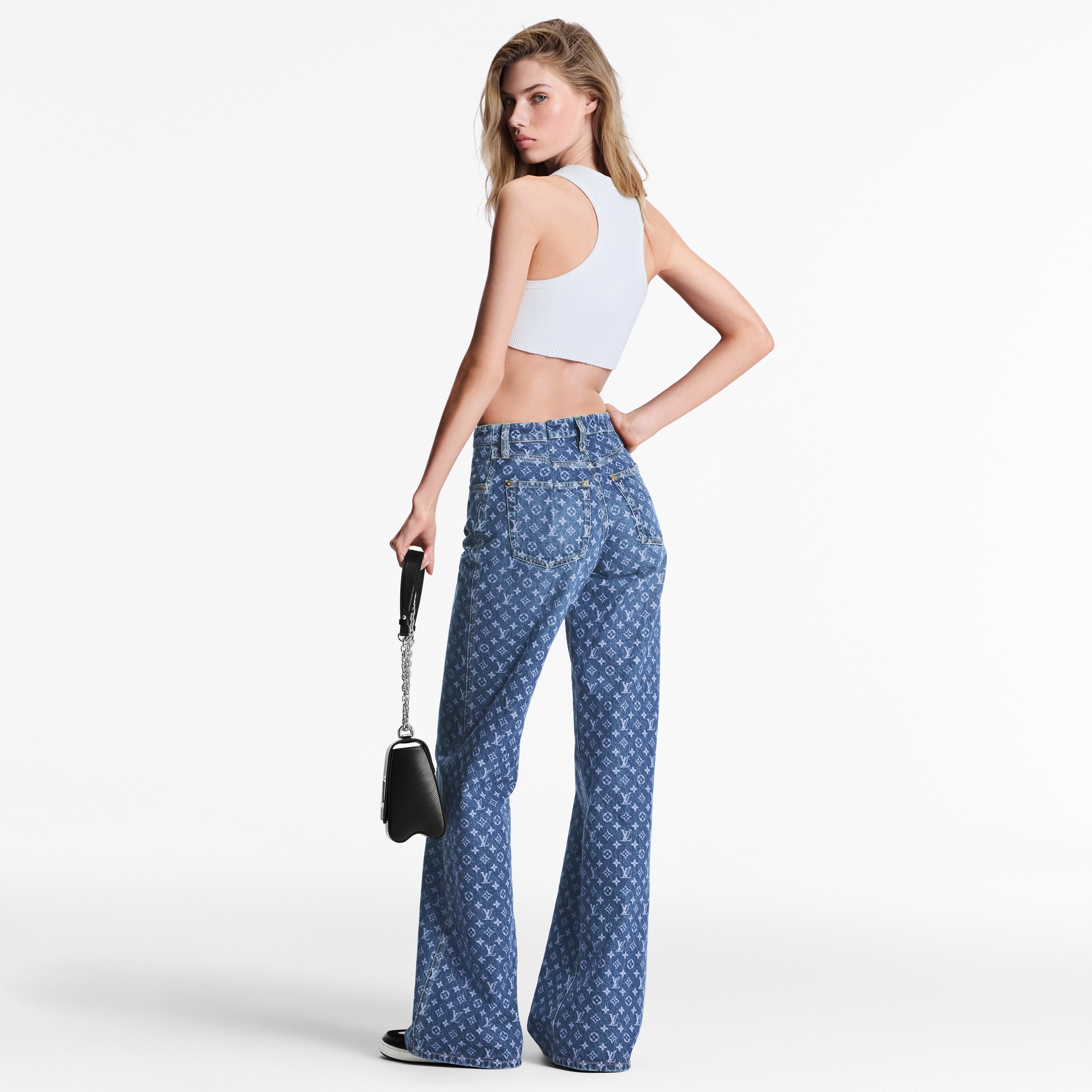Monogram Flared Jeans - Women - Ready-to-Wear | LOUIS VUITTON ®